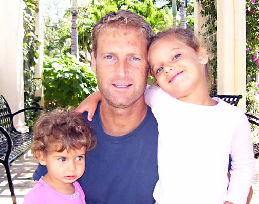 Allen Freeman with Colette and Elise